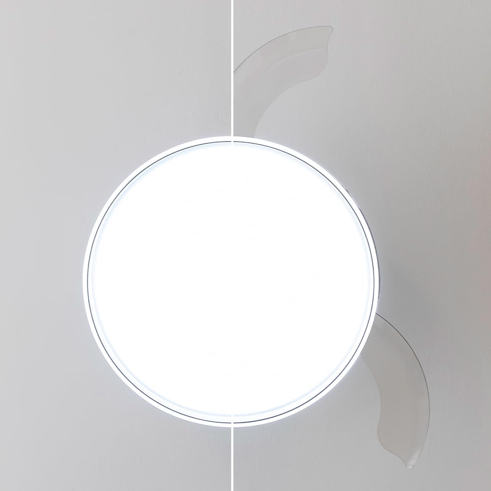 Cecotec Ventilateur de Plafond EnergySilence Aero 4280 Invisible Steel, Pales Rétractables, Lampe, Minuterie, 3 Tons de Lumière et Fonction Été-Hiver, 40 W, Diamètre 106 cm, Gris Acier