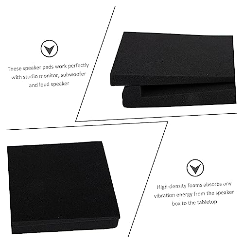 2Pcs Almohadillas de Aislamiento para Altavoces de Espuma Acústica de Alta Densidad Mat para Aislamiento Sonoro Compacto y Ligero para Estudios Uso en Casa y Actuaciones en Vivo miniatura 4