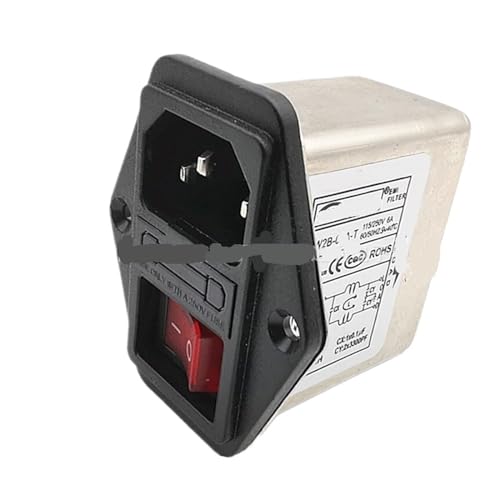 Filtre de prise CW2B-06A-T 10A anti-interférence avec interrupteur