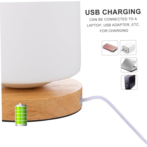 Lámpara de Mesa INOOMP LED Cilíndrica Luz Cálida USB miniatura 3