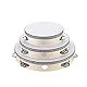 Musfunny Tamburin 15 cm Hand Trommel Tambourine Holz Schlagzeugglocke Birke Metallschellen Percussion Musikinstrument für KTV, Party, Spiele (15 cm, 6 Zoll)