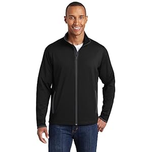 Sport Tek Men’s Stretch Contrast Full-Zip Jacket