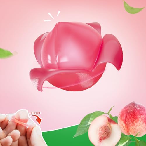 Amos Peelerz Gummy Peach Peeling Candy, Peelable Fruit Snacks, Resealable 2.1...