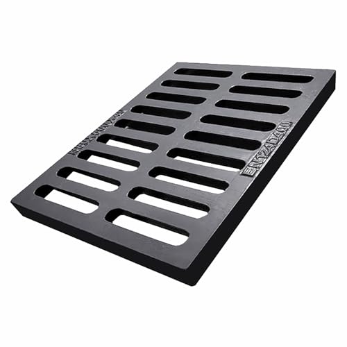 Plaque d'égout carrée fonte 40x60cm couvercle drain égout