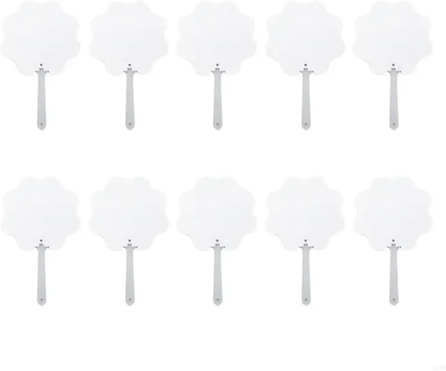 10Pcs Double Sided Sublimation Hand Fan Church Functions and Unique Gift