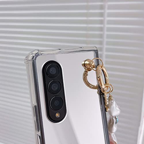Perle main chaîne miroir antichoc coque Samsung Galaxy Z Fold 4 protection - 2