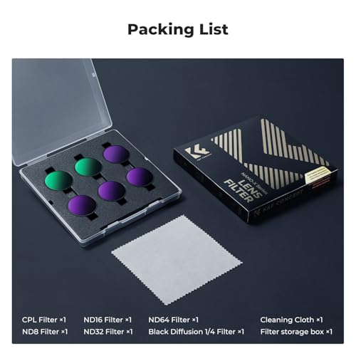 K&F CONCEPT Snap On CPL ND Effect Filter Kit for DJI Osmo Action 6 by K&F CONCEPT - Used condition - Image 8