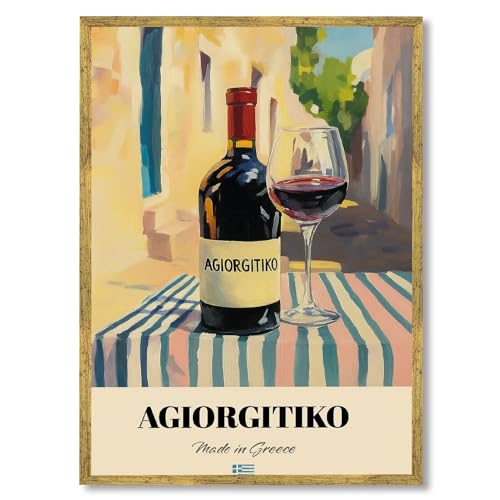 Agiorgitiko Wine Canvas Wall Art 12x16