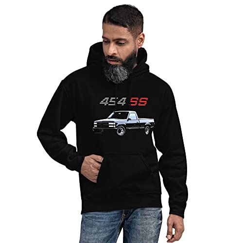 1990s Chevy 1500 454 SS Pickup Truck Unisex Hoodie3