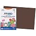 Pacon SunWorks Construction Paper, 12" x 18", 50-Count, Dark Brown (6807)