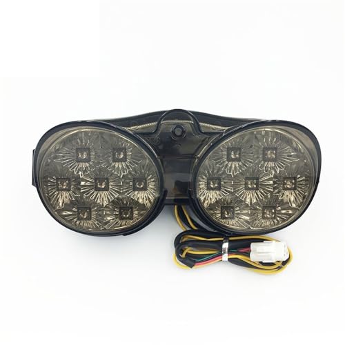Piloto trasero YZF R6 2000-2016 de alta resistencia y óptica clara