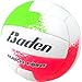 Baden | Match Point | Cushioned Synthetic Leather | Outdoor Recreation Backyard Volleyball + College Camp Ball | All Ages | Official Size 5 | Neon Pink/Green/White