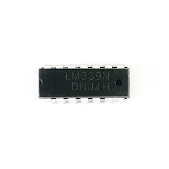 10Pcs LM339N DIP-14 Low Power Quad Voltage Comparators IC LM339