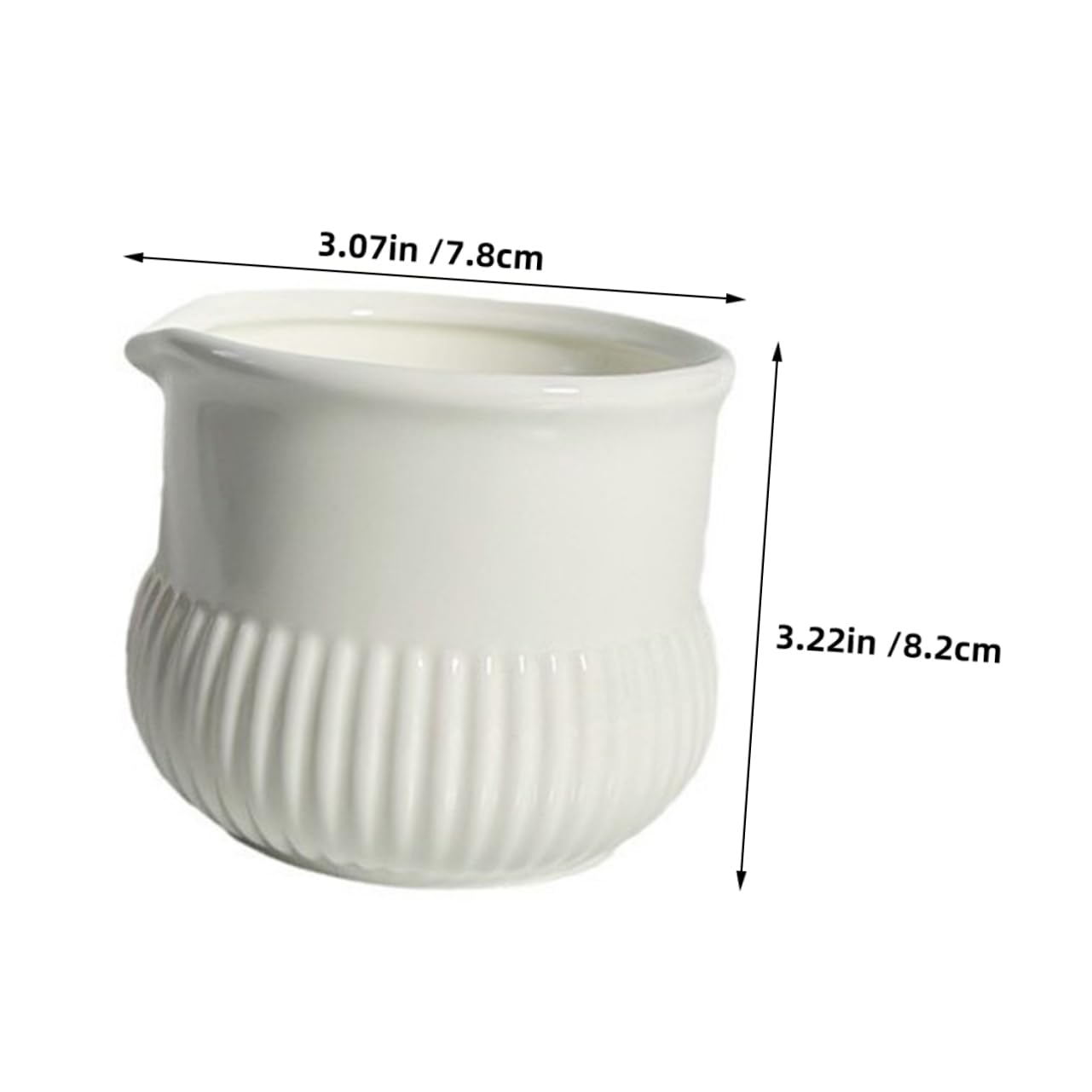 PRETYZOOM Porcelain Creamer Pitcher Small Milk Jug Lid Ceramic Pitcher for Coffee Tea Sauce Salad Dressing Honey Syrup Vintage Style Countertop Accessory