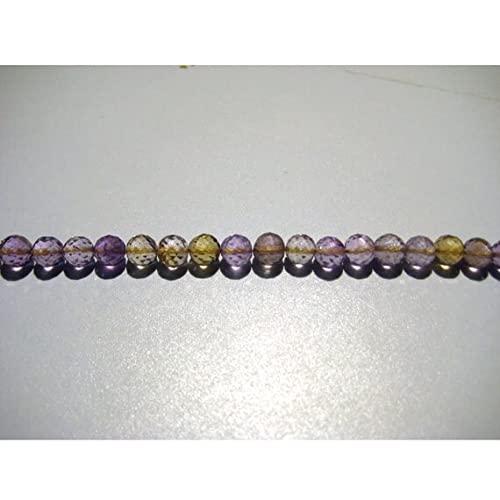 Ametrine Faceted Rondelles 6mm LKBEADS per creazione gioielli