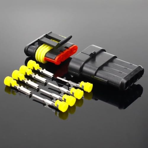Conector de cable resistente al agua 2PIN con 5 sets para evitar cortos 7
