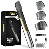 PRITECH Body Hair Trimmer for Men, Body Hair Groomers with Guard Comb, Rechargeable Hair Trimmer for Pubic Area, Back, Face, Legs and Beard