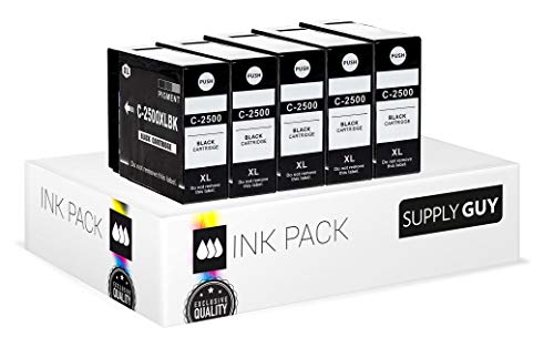 Set Di Cartucce Compatibili Per Canon PGI-2500 – 4 Colori, 80ml Nero, 25ml Colore, Marca Druckfuxx