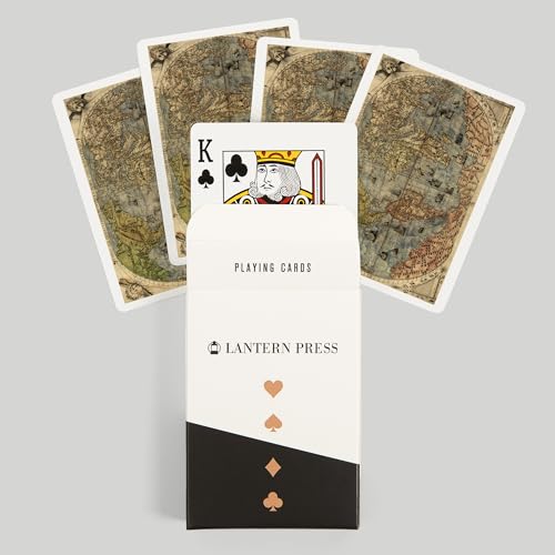 Baraja Panorámica Mapa Mundial 1565, 52 Cartas Poker miniatura 6