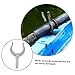 Milisten Row Boat Oar Locks Oarlock Hardware Aluminum Boat Oarlock Mounts Row Lock Clamp Kayak Paddle Holders