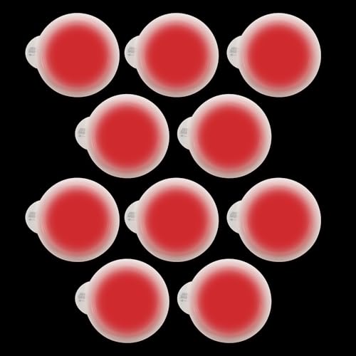 Cyalume ChemLight Military Grade LightShape Circle Marker, Red, 4 Hour Duration (Pack of 10) (9-42720PF)