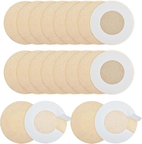 SHRIVYAA 10 Pairs Unisex Disposable Nipple Sticker – Invisible Adhesive Breast Covers for Women, Skin-Friendly & Sweatproof for Backless Dresses-image-34