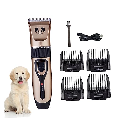 POPETPOP tijeras para mascotas recortadora de perros kit de aseo clipper cabello removedor de pelo de mascotas cortapelos para perros tijera para pelo de mascotas cortapelos para mascotas