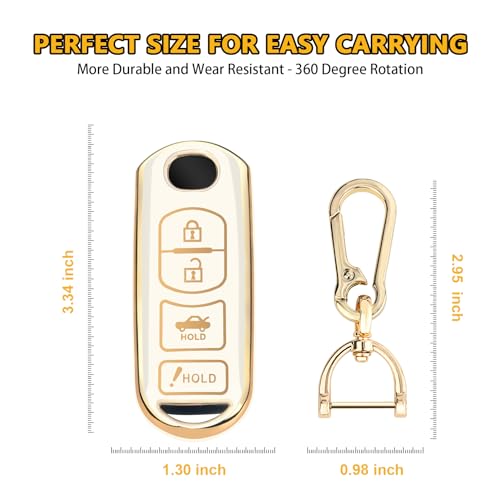 Coque de clé Mazda blanche, le petit détail qui change tout