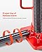 VEVOR Air Hydraulic Bottle Jack, 20 Ton (44092 lbs) Capacity, 10.2-19.5 Inch Lifting Range, Pneumatic/Manual Heavy Duty Welded Bottle Jack with Pump for Car, SUV, Pickup, Truck, RV, Auto Repair, Red