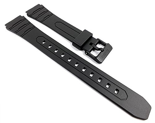 Preisvergleich Produktbild Casio Collection Uhrenarmband 18mm Resin schwarz W-202-1AVEF W-202