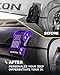 Xprite Aluminum Purple Hood Latches with U.S. Flag, Adjustable Hood Latch Catches Kit Compatible with Jeep Wrangler JK JKU 2007-2018 & Jeep Wrangler JL JLU 2018-2021 Gladiator JT
