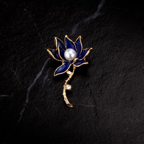 Image of wynameleri Women Brooches and Pins Flower Fashion Rhinestone Pin Gold Decorative Pins for Ladies Men