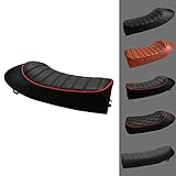 Motorcycle Cafe Racer Seat Vintage Saddle Cushion Hump Seats Fits for GN125 GN250 GN400 GR650 TU250 GN400 KZ400 KZ550 K750 Z650 W650 SR125 SR250 SR400 SR500 XJ550 XJ650 XS650