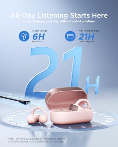 Talix X8 Open Ear Clip-On Wireless Bluetooth 6.0 Earbuds - image 7