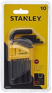 Stanley Hex Key Set 10Pc 1.5-10Mm 0 69 253