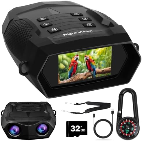 4K Video&48MP Image Night Vision Goggles for Adults,Infrared Nigh...