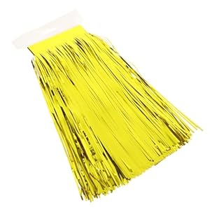 Veemoon Hawaiian Tischrock mit Goldfransen