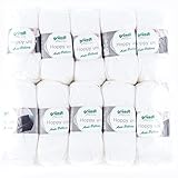 lana blanca ingles FORNITURA & ALTRE CARATTERISTICHE: Gründl Happy uni, 10 x 100 g / 100 % poliacrilico / anti-pilling / calibro del punto: 19 punti x 27 righe = 10 x 10 cm / consumo di materiale: maglione (taglia 38) = circa 500 g