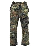 Carinthia HIG Trousers SpezKr 5farb Flecktarn Herren Thermo-Hose Schnee-Hose Bundeswehr KSK Winddicht, Wasserabweisend, Ultra-Leicht, L