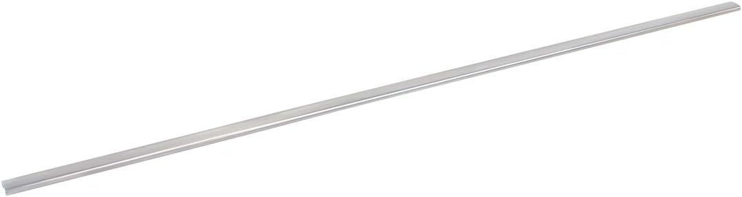 United Pacific Polished Stainless Steel Center Hood Hinge Strip, 48" for 1932 Ford Car & Truck