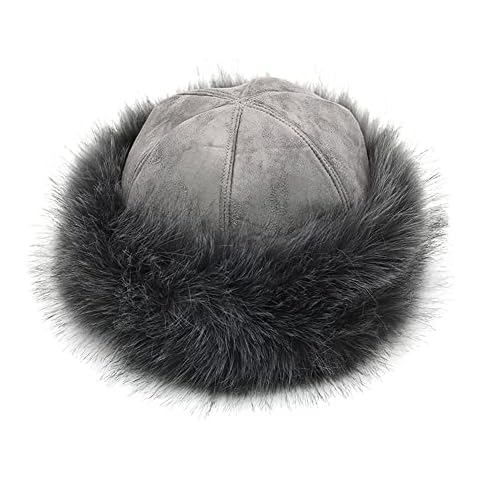 ihreesy Gorro de Piel Sintética de Zorro para Mujer Cover