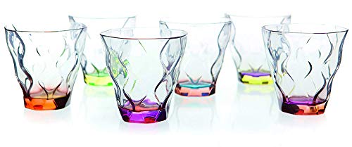 BICCHIERE RIFLESSI LIQUORE BICOLOUR - 6 COLORI RCR