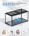 BUCATSTATE Hamster Cage 3.0: Large Metal Rat Cage Stackable with Top Access Easy Assemble 39.3L x 19.7W x 20.4H Inches Dwarf Syrian Hamster Tank for Gerbil Mouse (5.4 ft², Black)