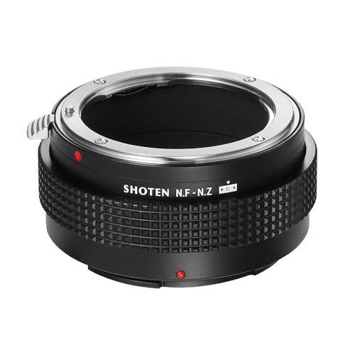 SHOTEN �}�E���g�A�_�v�^�[ NF-NZ E (F�}�E���g�����Y �� Z�}�E���g�ϊ�) �݊��i Nikon-F�����Y�p �j�R��Z�J�����p Z�{�f�B �A�_�v�^�[ �d�q�ړ_ EXIF/�t�H�[�J�X�G�C�h�Ή� MF�⏕ �s�[�L���O�Ή� �I�[���h�����Y���p