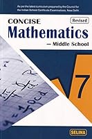 Concise Mathematics Middle School for Class 7 - Examination 2021-22 9388594053 Book Cover