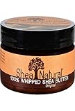 Shea Natural 100% Whipped Shea Butter - Original 7 oz (198 grams) Cream