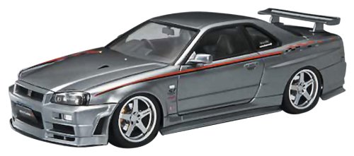 Nismo Skyline R34 GT-R-S-Tune Aoshima réplique réaliste pour diorama automobile et vitrine