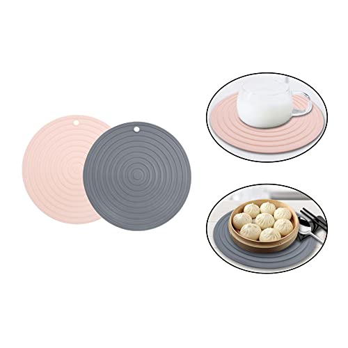 Gotetiso Napfunterlage Hund Katzen 2 Stücke Napfunterlage Silikon Unterlage Futtermatte für Hunde Katzen Hundefuttermatte rutschfeste Silikon Unterlage rutschfeste Hundenapf Matte - Image 7