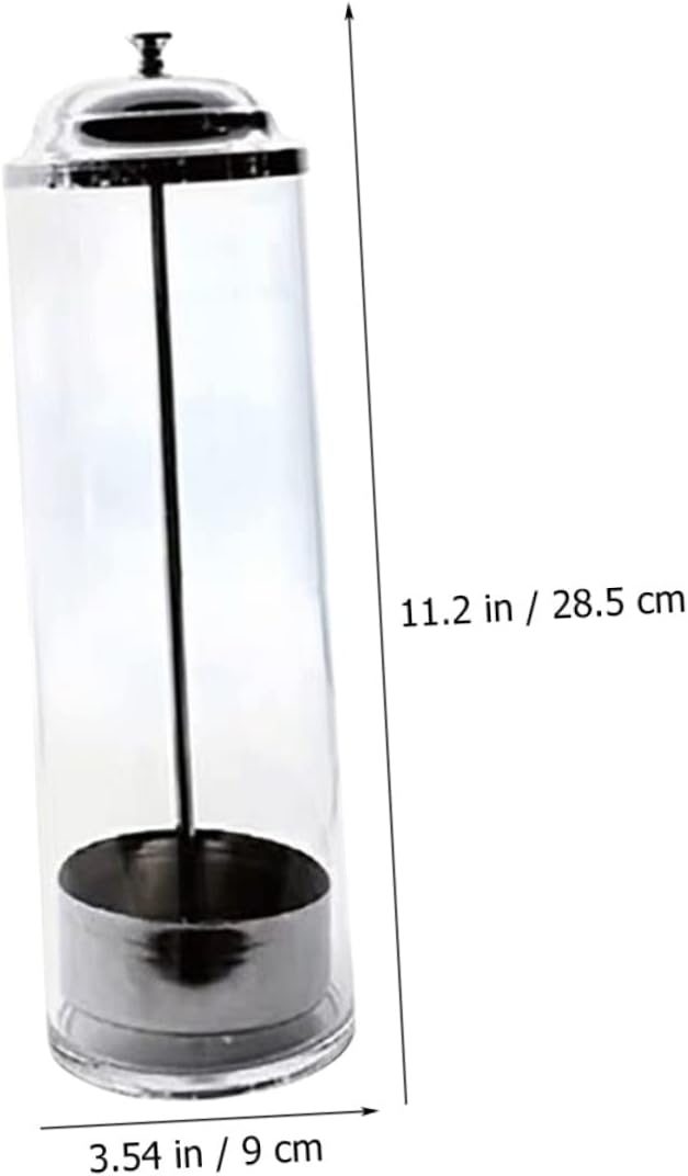 Ciieeo Straw Dispenser Storage Bar Straw Container Lid Home Kitchen Restaurant Supply