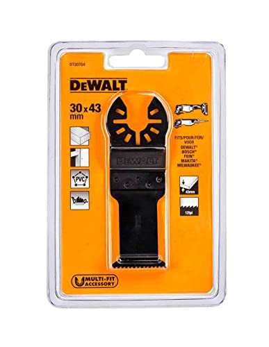 DeWalt DT20704-QZ 43 x 30mm Multi-Tool Fast Cut Wood Blade 2 DeWalt DT20704-QZ 43 x 30mm Multi-Tool Fast Cut Wood Blade - Image 2